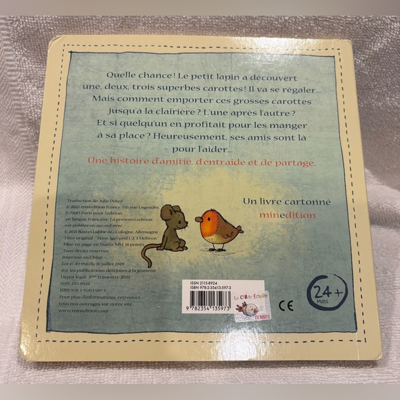🌙B11 - 3 Carottes et um lapin - Picture 2 of 2